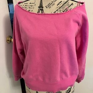 PINK Victoria’s Secret off shoulder sweater size medium